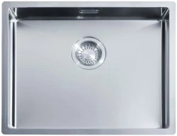 ABK Bingara lavello in acciaio inox extra poco profondo 10 cm per disabili, incasso sotto piano e sopra piano BIN5010FVI
