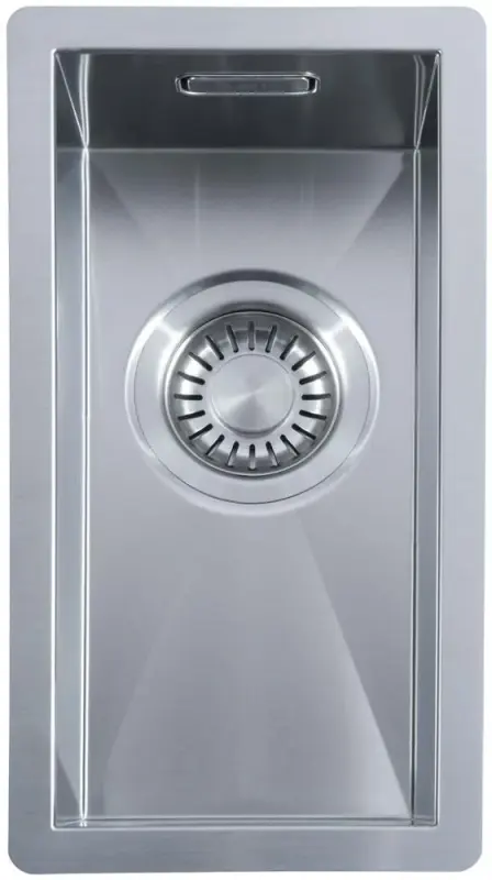 ABK Baronga lavello piccolo in acciaio inossidabile 16x34 cm montaggio a filo sottopiano e sopra il piano BAR16FVI