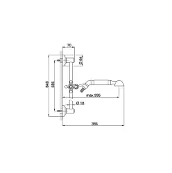 Cisal Arcana Imperatrice Set Asta Doccia Oro TS00311224