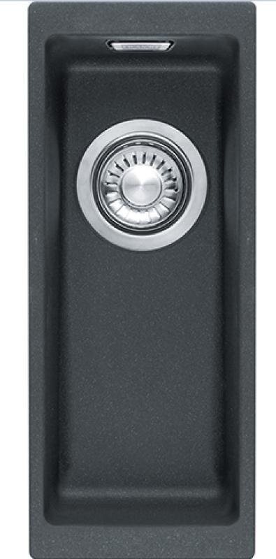 Franke Sirius 2 S2D 110.16 lavello in plastica nero 16x41cm sottotop 125.0252.231