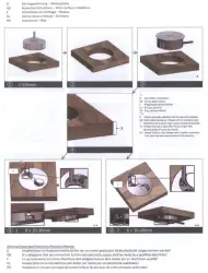 Bachmann Twist Presa da cucina ad incasso in acciaio inossidabile a 2 spine 008749