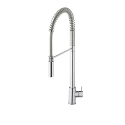 Waterevolution Flow miscelatore da cucina semi-professionale cromato con colonna e molla T15701