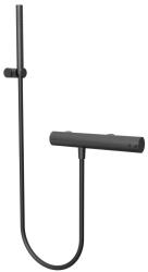 Waterevolution Flow Miscelatore termostatico per doccia con kit doccia nero T140TPR