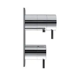 Waterevolution Flow Miscelatore termostatico ad incasso per doccia con 3 uscite bianco opaco T136TBBR