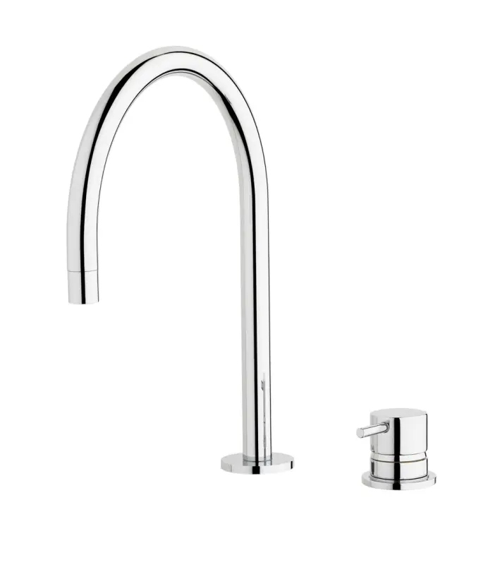 Waterevolution Flow Miscelatore per lavabo a 2 fori cromo T112U01