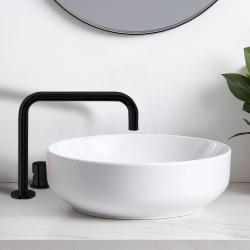 Waterevolution Flow Miscelatore per lavabo a 2 fori nero opaco T112HPR