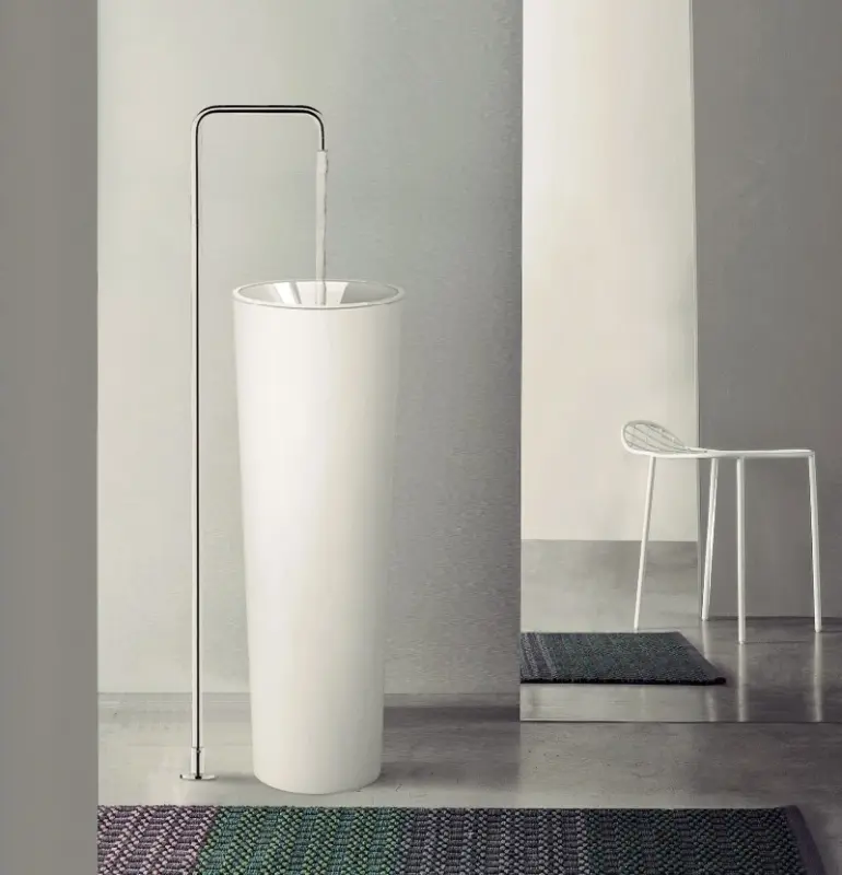 Waterevolution Flow Rubinetto lavabo indipendente Bocca cromata T1.676.01