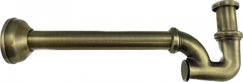 Sifone classico per lavandino PB Unix, sifone per fontana, in metallo bronzo. 1208676672