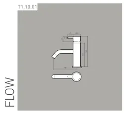 Waterevolution Flow rubinetto fontana bianco opaco T1101ABR