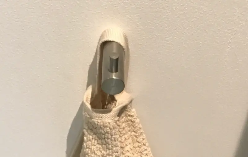 Waterevolution Flow gancio porta asciugamano completamente in acciaio inossidabile A150IE