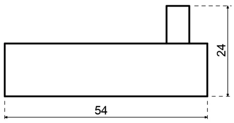 Waterrevolution Flow gancio portasciugamani opaco nero A150PR