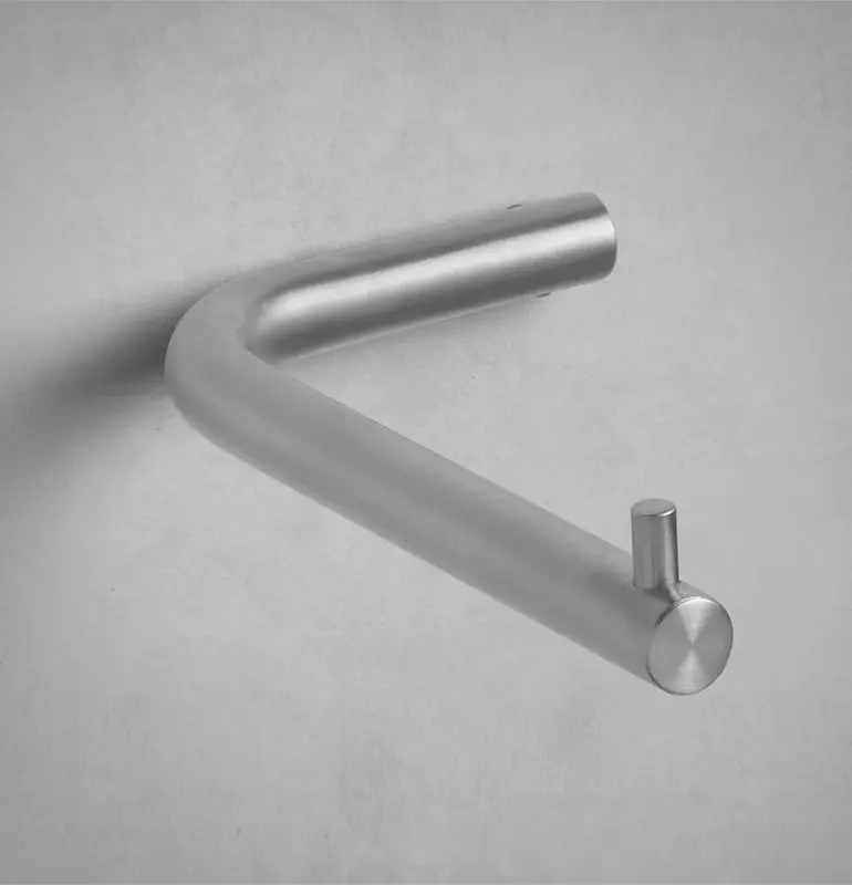 Portarotolo per carta igienica Waterevolution Flow senza coperchio interamente in acciaio inossidabile A130IE