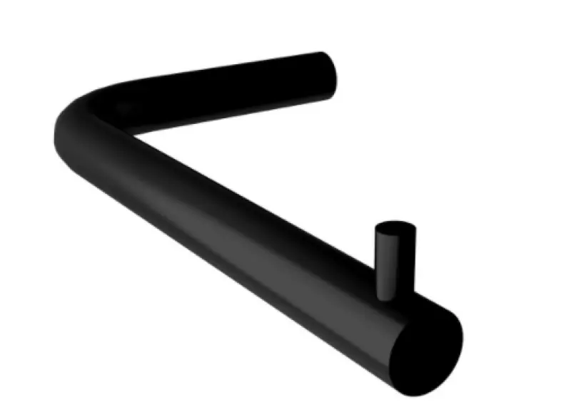 Portarotolo per WC Waterevolution Flow senza coperchio nero opaco A130PR