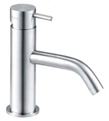 Waterevolution Flow rubinetto lavabo basso in acciaio inox T110IE