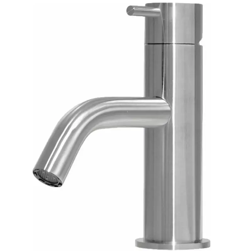 Waterevolution Flow rubinetto lavabo basso in acciaio inox T110IE