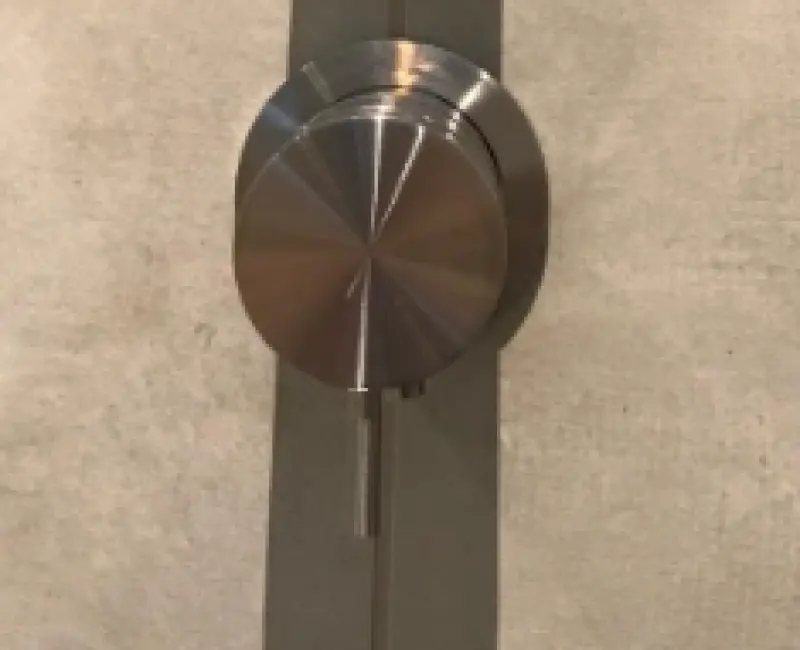 Waterevolution Flow termostato doccia da incasso in acciaio inox massiccio con rosetta rotonda T142TBIE 1208816582