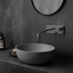 Waterevolution Flow Miscelatore per lavabo ad incasso con piastra di copertura Cromo con beccuccio da 21cm T1161B01-21