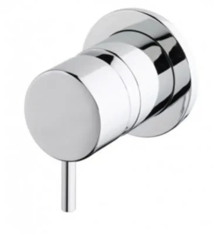 Waterevolution Flow Deviatore a 3 vie ad incasso con rosetta rotonda Cromo T1483S01