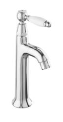 Rubinetto da lavabo classico PB con leva bianca acqua fredda con bronzo 1208853892.