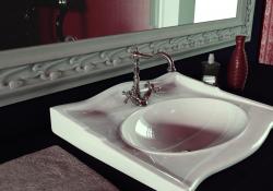 PB Rubinetto classico per lavabo con manopole a stella e beccuccio 18,5 cm acciaio inossidabile 1208854972