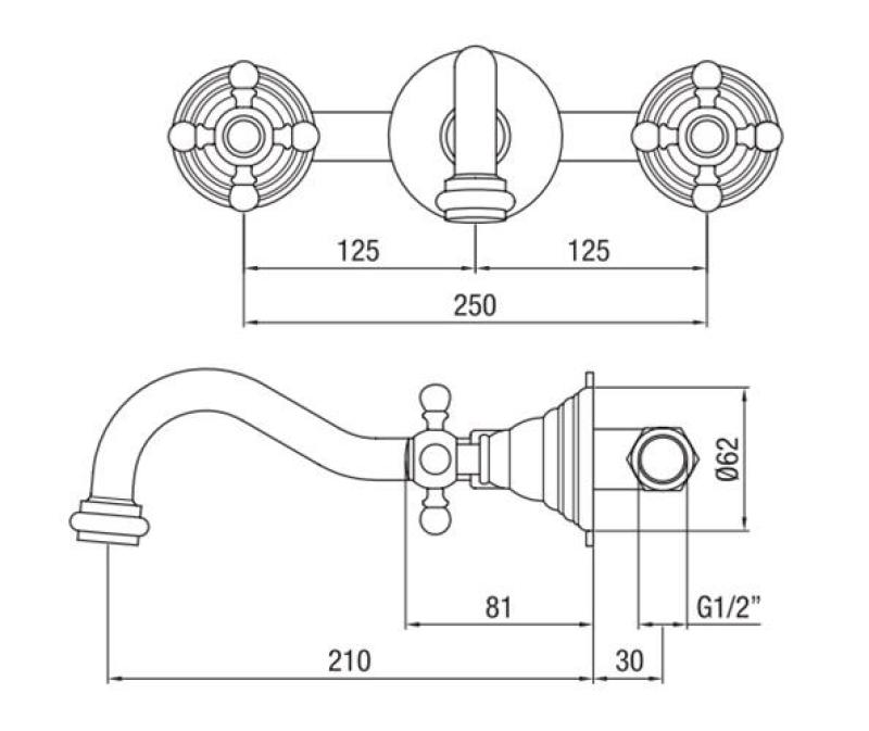 PB klassieke inbouw muurkraan met sterknoppen 20 cm uitloop Chroom 1208855072

PB rubinetto da incasso classico a parete con manopole a stella 20 cm di lunghezza Cromo 1208855072