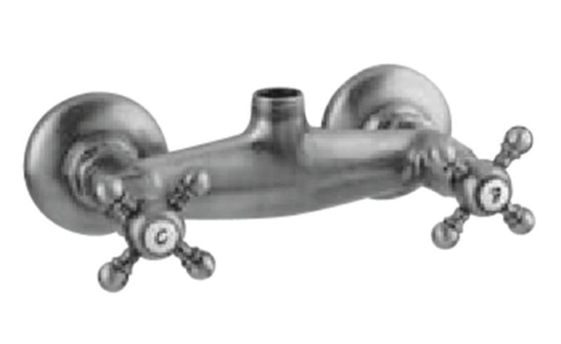 PB rubinetto classico miscelatore doccia con manopole a leva cromato attacco superiore 1208855302