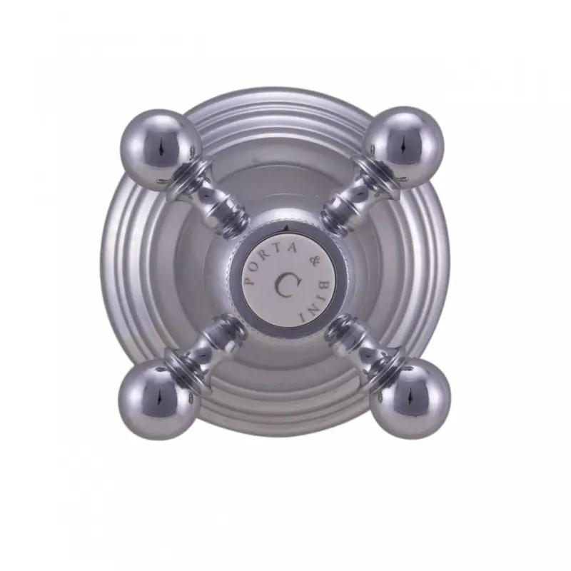 Rubinetto classico PB a incasso con valvola di interruzione e manopola resistente Cromo 1208855562