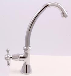 Rubinetto lavabo classico PB con maniglia a leva acqua fredda con beccuccio alto cromato 1208855652