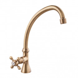 Rubinetto classico PB per lavabo con manopola in bronzo per acqua fredda con getto alto 1208855662.