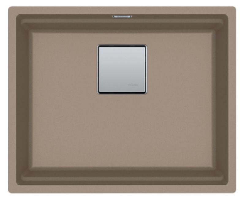 Franke Kubus KNG 110.52 lavello 52x42 granito color tortora sottopiano 125.0512.505