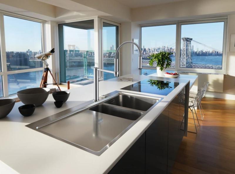 Franke Pescara Semi Pro 360 Rubinetto da cucina con beccucio flessibile cromato 115.0393.976