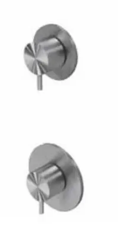 Waterevolution Flow termostato doccia da incasso con 1 rubinetto di arresto completamente in acciaio inossidabile 1208920974