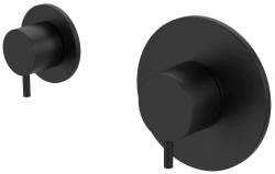 Waterevolution Flow Miscelatore termostatico ad incasso per doccia con 1 deviatore nero opaco 1208920978