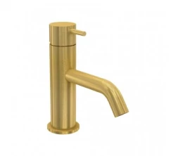 Rubinetto lavabo Waterevolution Flow in ottone spazzolato T1101ALE