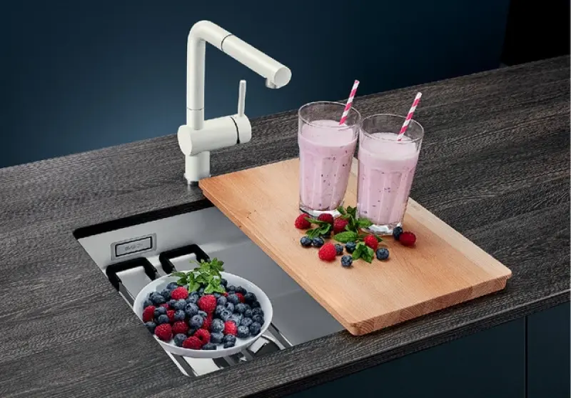 Blanco Etagon 500-U lavello da incasso basalto 525154