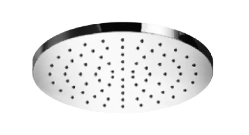 SB Rubinetterie Doccia a pioggia Eco Air risparmio idrico doccia a soffitto 25cm metallo nero opaco 1208946742