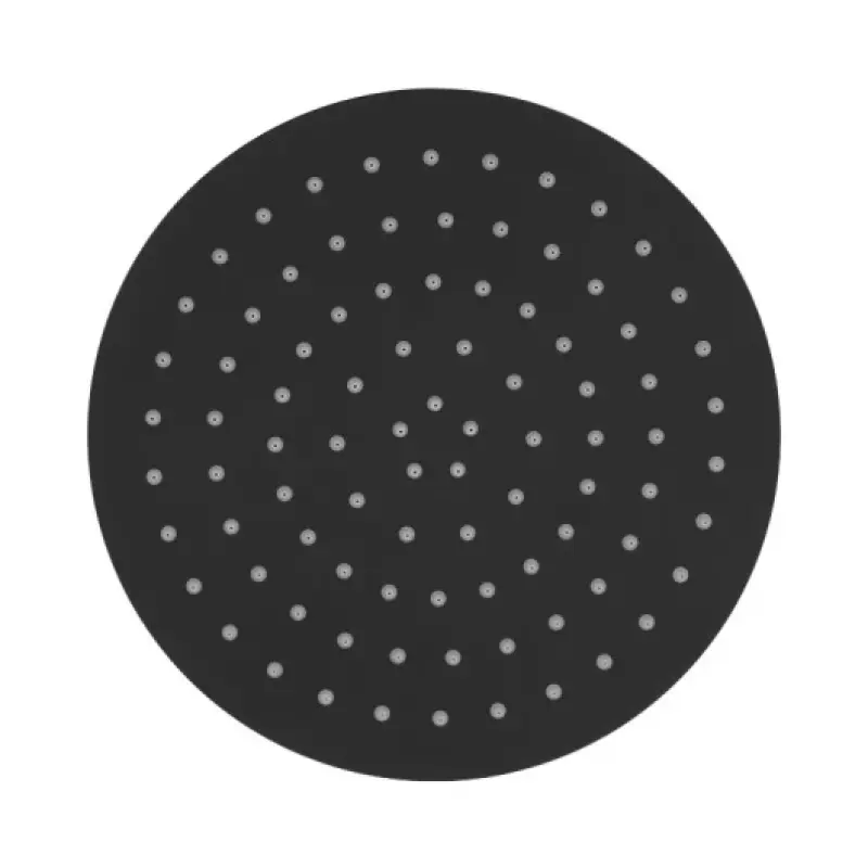 SB Rubinetterie Doccia a pioggia Eco Air risparmio idrico doccia a soffitto 25cm metallo nero opaco 1208946742