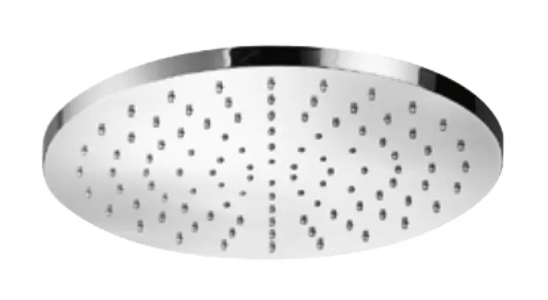 Doccia a soffitto Eco Air con risparmio idrico SB Rubinetterie, testa doccia da 30 cm in metallo nero opaco 1208946745.