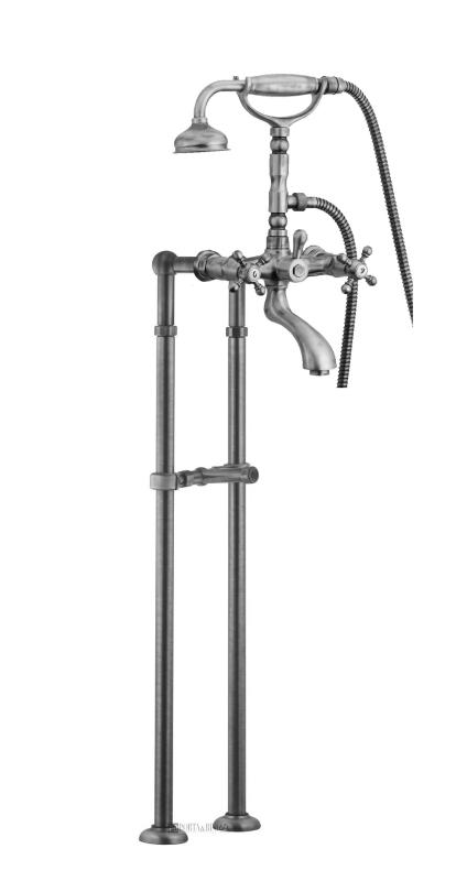 PB Rubinetto da bagno indipendente nostalgico con manopole robuste in bronzo 6000