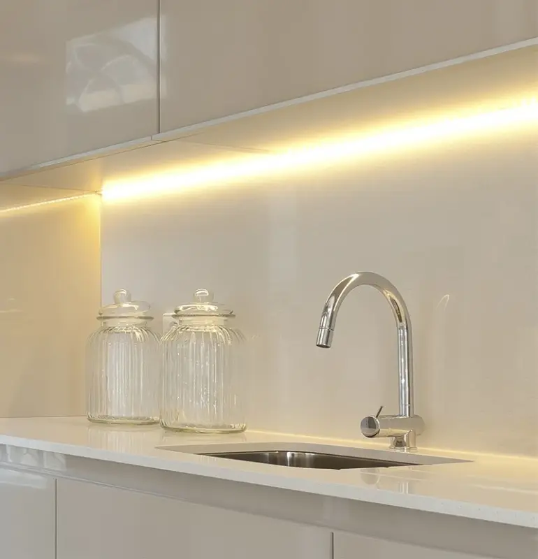 Waterevolution Flow Miscelatore da cucina in acciaio inossidabile massiccio con beccuccio estraibile T155IE