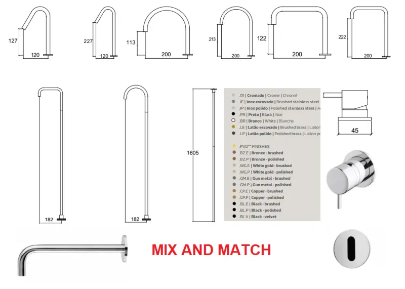 Waterevolution Flow Sensore a infrarossi ad incasso alimentazione elettrica in acciaio inossidabile T118EEIE
