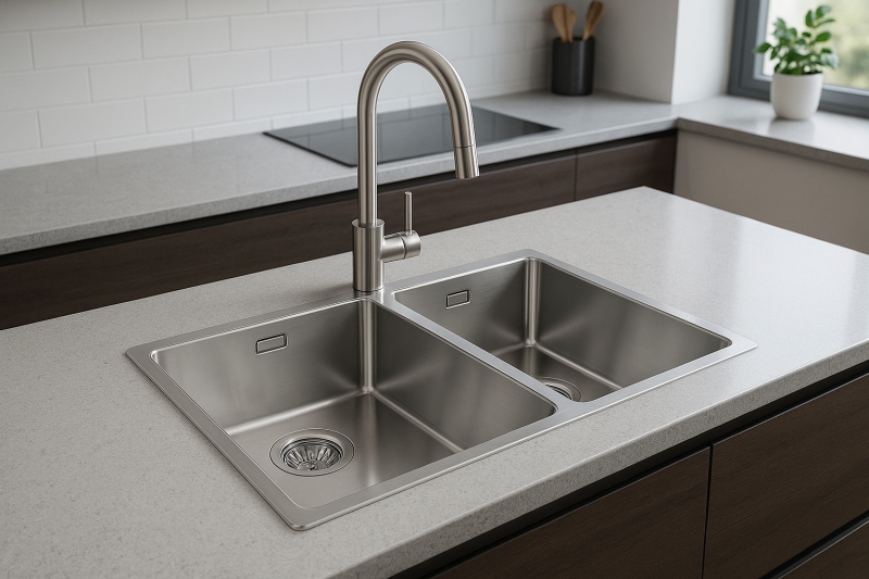 Franke Maris Lavello doppia in acciaio inossidabile MRX 220 a filo 1270568051