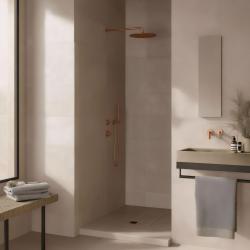 Waterevolution Flow termostato doccia da incasso con 1 miscelatore in rame