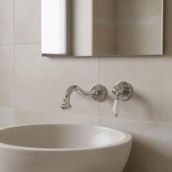 PB Vitange Miscelatore per lavabo nostalgico ad incasso con beccuccio da 21 cm Cromo