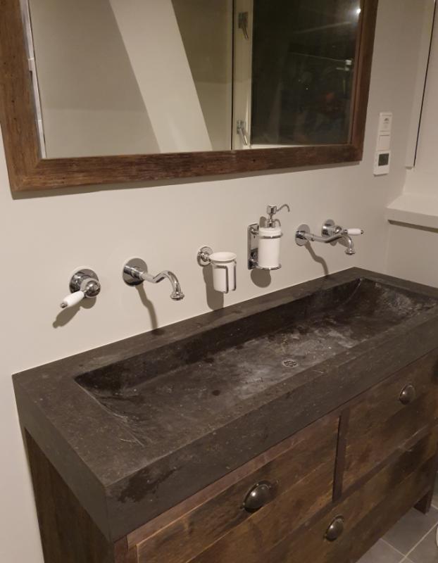 PB Vitange Miscelatore per lavabo nostalgico ad incasso con beccuccio da 21 cm Cromo