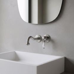 PB Vitange Miscelatore per lavabo nostalgico ad incasso con beccuccio da 21 cm acciaio inossidabile