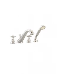 Cisal Arcana Ceramica rubinetto per vasca a 4 fori da montare sul bordo del bagno in bronzo AC00026027.