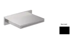 SB Square cascata beccuccio nero opaco