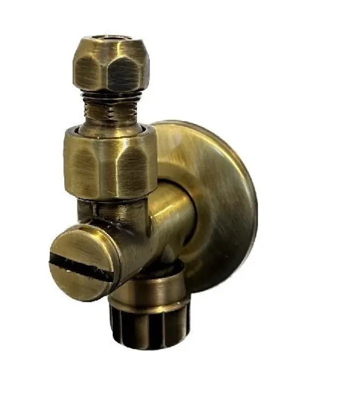 Rubinetto d'arresto angolare PB Unix in bronzo con filtro per rubinetto da fontana e rubinetto da lavabo 1208953287