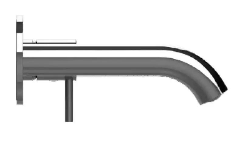 SB Round Miscelatore per lavabo ad incasso in rame spazzolato PVD da 102mm